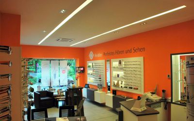 Optiker-Laden ausgebaut