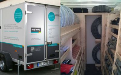 Materialhänger erleichtert arbeiten