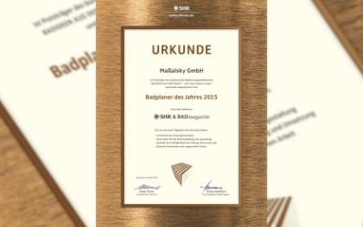 Badplaner des Jahres 2015