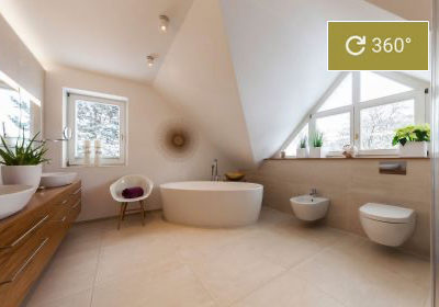 Großzügiges Bad Zwickauer Land