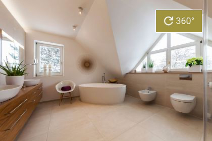 Großzügiges Bad Zwickauer Land