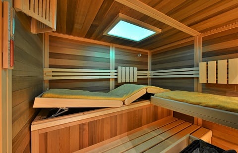 Badausstellung Maßalsky Trockensauna in der Badausstellung Maßalsky