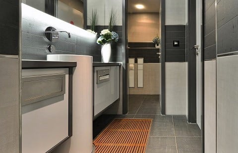 Badausstellung Maßalsky Gäste-WC in der Badausstellung Maßalsky